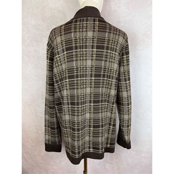 Vintage Style Plaid Cardigan - Picture 3 of 6